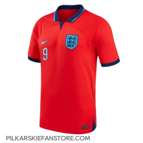 Tanie Strój piłkarski Anglia Harry Kane #9 Koszulka Wyjazdowej MŚ 2022 Krótkie Rękawy